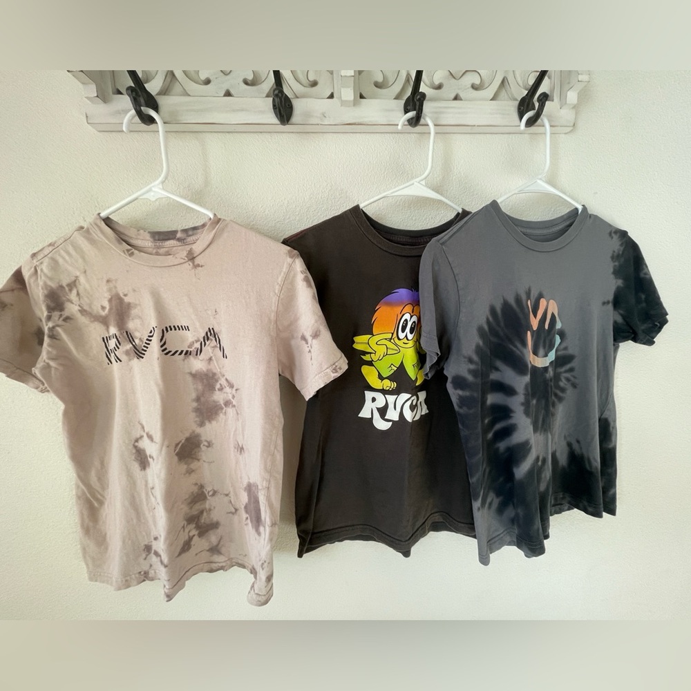 Bundle of 3! Boys RVCA Shirts